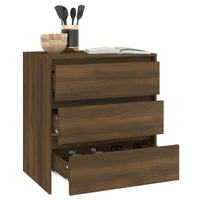Thumbnail for Sideboard Braun Eichen-Optik 70x41x75 cm Holzwerkstoff
