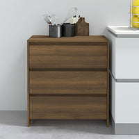 Thumbnail for Sideboard Braun Eichen-Optik 70x41x75 cm Holzwerkstoff