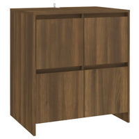 Thumbnail for Sideboard Braun Eichen-Optik 70x41x75 cm Holzwerkstoff