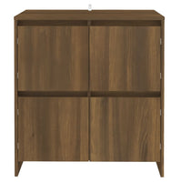 Thumbnail for Sideboard Braun Eichen-Optik 70x41x75 cm Holzwerkstoff