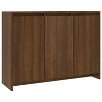 Thumbnail for Sideboard Braun Eichen-Optik 102x33x75 cm Holzwerkstoff