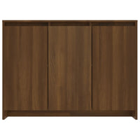 Thumbnail for Sideboard Braun Eichen-Optik 102x33x75 cm Holzwerkstoff