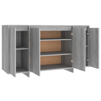 Thumbnail for Sideboard Grau Sonoma 135x41x75 cm Holzwerkstoff