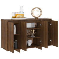 Thumbnail for Sideboard Braun Eichen-Optik 120x41x75 cm Holzwerkstoff