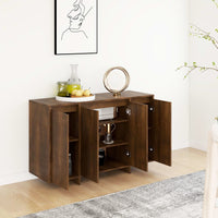 Thumbnail for Sideboard Braun Eichen-Optik 120x41x75 cm Holzwerkstoff
