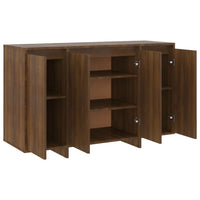 Thumbnail for Sideboard Braun Eichen-Optik 120x41x75 cm Holzwerkstoff