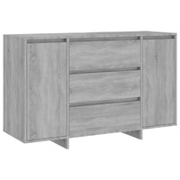Thumbnail for Sideboard mit 3 Schubladen Grau Sonoma 120x41x75 cm