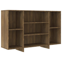 Thumbnail for Sideboard Braun Eichen-Optik 120x30x75 cm Holzwerkstoff
