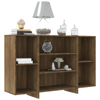Thumbnail for Sideboard Braun Eichen-Optik 120x30x75 cm Holzwerkstoff