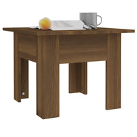 Thumbnail for Couchtisch Braun Eichen-Optik 55x55x42 cm Holzwerkstoff