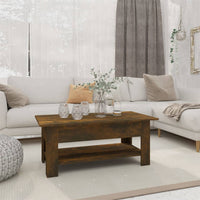 Thumbnail for Couchtisch Räuchereiche 102x55x42 cm Holzwerkstoff