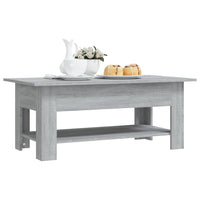 Thumbnail for Couchtisch Grau Sonoma 102x55x42 cm Holzwerkstoff
