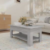 Thumbnail for Couchtisch Grau Sonoma 102x55x42 cm Holzwerkstoff