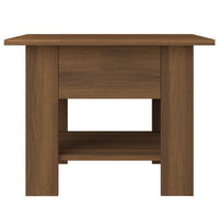 Thumbnail for Couchtisch Braun Eichen-Optik 55x55x42 cm Holzwerkstoff