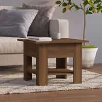 Thumbnail for Couchtisch Braun Eichen-Optik 55x55x42 cm Holzwerkstoff