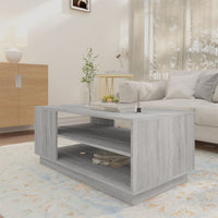 Thumbnail for Couchtisch Grau Sonoma 102x55x43 cm Holzwerkstoff