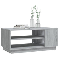 Thumbnail for Couchtisch Grau Sonoma 102x55x43 cm Holzwerkstoff