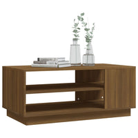 Thumbnail for Couchtisch Braun Eichen-Optik 102x55x43 cm Holzwerkstoff