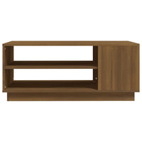 Thumbnail for Couchtisch Braun Eichen-Optik 102x55x43 cm Holzwerkstoff