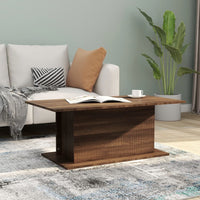 Thumbnail for Couchtisch Braun Eiche 102x55,5x40 cm Holzwerkstoff