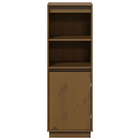 Thumbnail for Highboard Honigbraun 37x34x110 cm Massivholz Kiefer