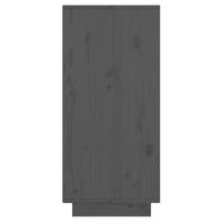 Thumbnail for Sideboard Grau 60x34x75 cm Massivholz Kiefer