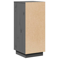 Thumbnail for Sideboards 2 Stk. Grau 31,5x34x75 cm Massivholz Kiefer