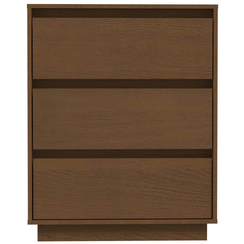 Sideboard Honigbraun 60x34x75 cm Massivholz Kiefer