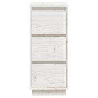 Thumbnail for Sideboards 2 Stk. Weiß 32x34x75 cm Massivholz Kiefer