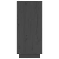 Thumbnail for Sideboard Grau 31,5x34x75 cm Massivholz Kiefer