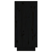 Thumbnail for Sideboards 2 Stk. Schwarz 31,5x34x75 cm Massivholz Kiefer