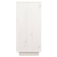Thumbnail for Sideboard Weiß 60x34x75 cm Massivholz Kiefer