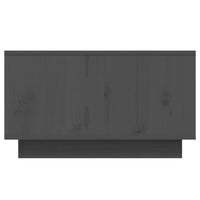 Thumbnail for Couchtisch Grau 55x56x32 cm Massivholz Kiefer