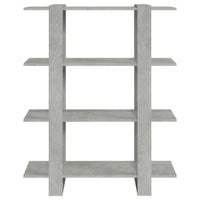 Thumbnail for Bücherregal/Raumteiler Betongrau 100x30x123,5 cm