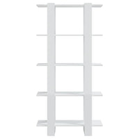 Thumbnail for Bücherregal/Raumteiler Hochglanz-Weiß 80x30x160 cm