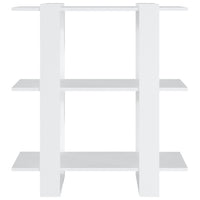 Thumbnail for Bücherregal/Raumteiler Weiß 80x30x87 cm