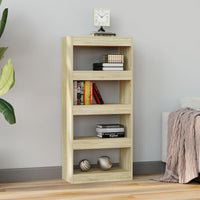 Thumbnail for Bücherregal/Raumteiler Sonoma-Eiche 60x30x135 cm Holzwerkstoff