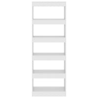 Thumbnail for Bücherregal/Raumteiler Weiß 60x30x166 cm Holzwerkstoff