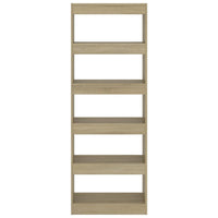 Thumbnail for Bücherregal/Raumteiler Sonoma-Eiche 60x30x166 cm Holzwerkstoff