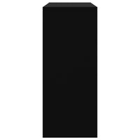 Thumbnail for Bücherregal/Raumteiler Schwarz 80x30x72 cm