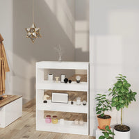 Thumbnail for Bücherregal/Raumteiler Weiß 80x30x103 cm Holzwerkstoff