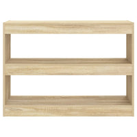 Thumbnail for Bücherregal/Raumteiler Sonoma-Eiche 100x30x72 cm