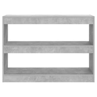 Thumbnail for Bücherregal/Raumteiler Betongrau 100x30x72 cm