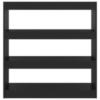 Thumbnail for Bücherregal/Raumteiler Schwarz 100x30x103 cm