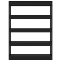 Thumbnail for Bücherregal/Raumteiler Schwarz 100x30x135 cm