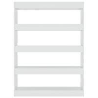 Thumbnail for Bücherregal/Raumteiler Hochglanz-Weiß 100x30x135 cm