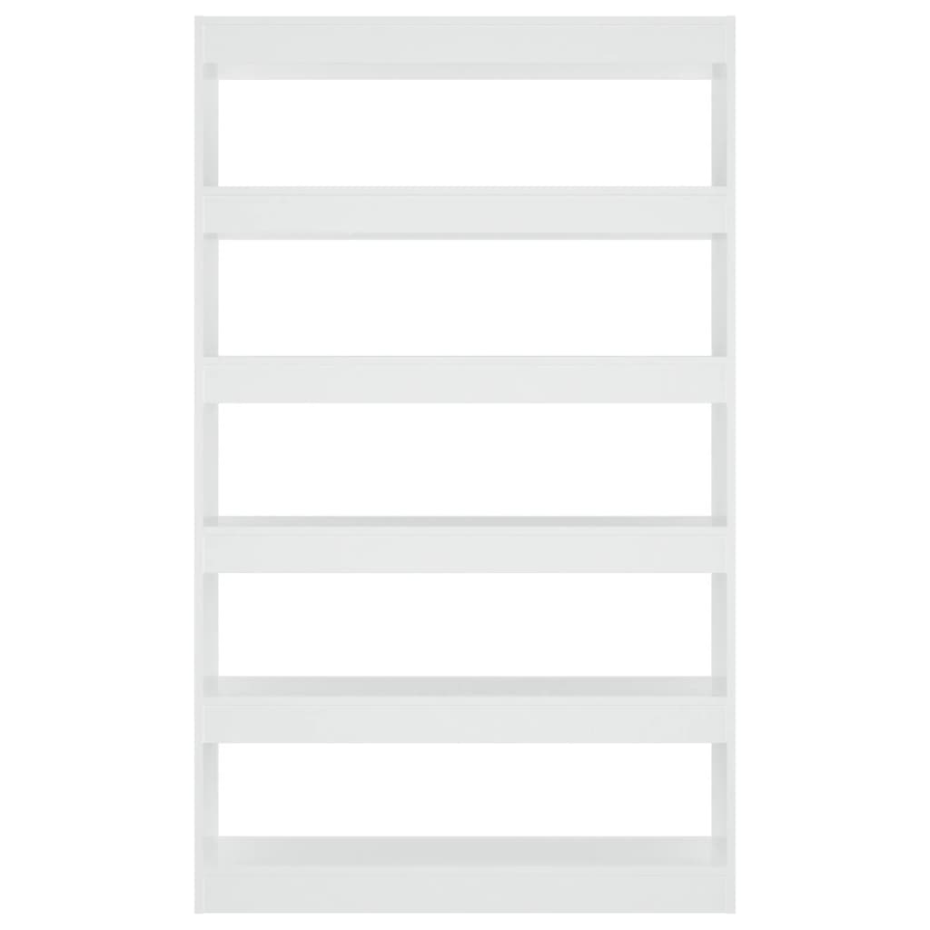 Bücherregal/Raumteiler Weiß 100x30x166 cm