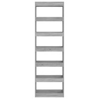 Thumbnail for Bücherregal/Raumteiler Grau Sonoma 60x30x198 cm