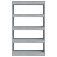 Thumbnail for Bücherregal/Raumteiler Grau Sonoma 80x30x135 cm Holzwerkstoff