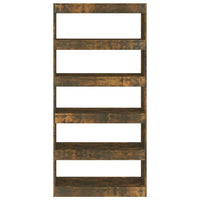 Thumbnail for Bücherregal/Raumteiler Räuchereiche 80x30x166 cm Holzwerkstoff